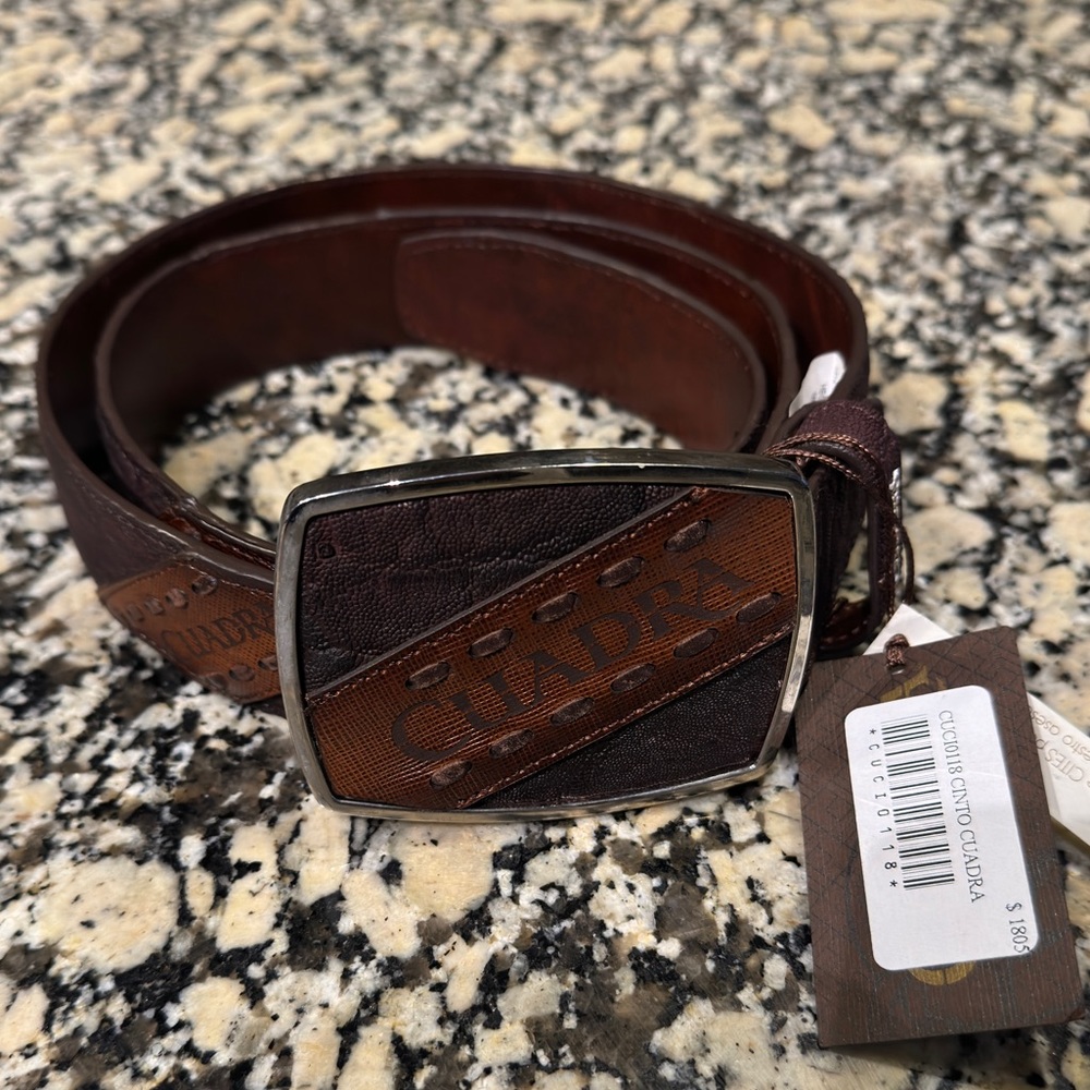 Men’s hand made Mexican brown elephant belt